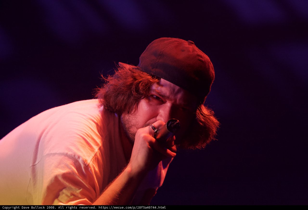 Cap-wearing Singer Takes Coachella Stage