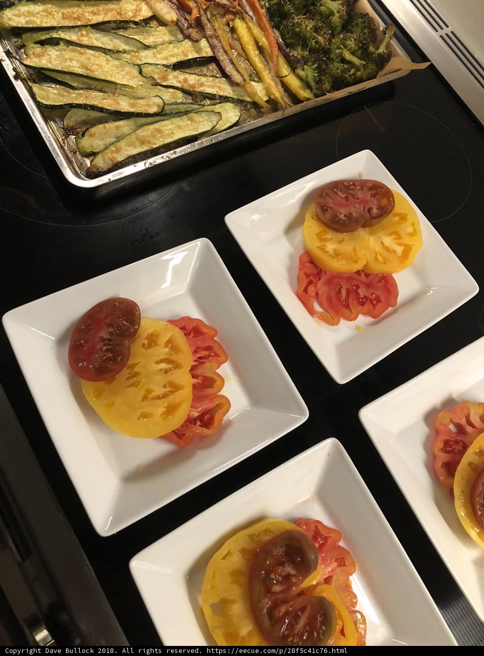 Fresh and Colorful Vegetable Plate