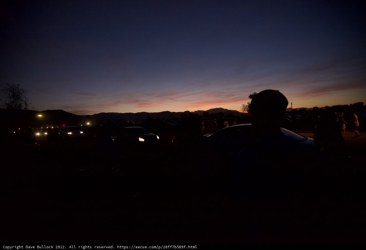 Mountain Silhouette at Sunset