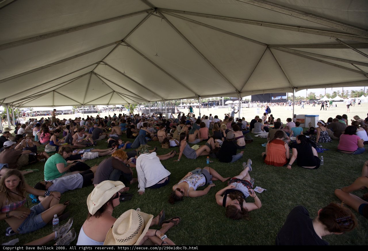Under the Coachella Tent