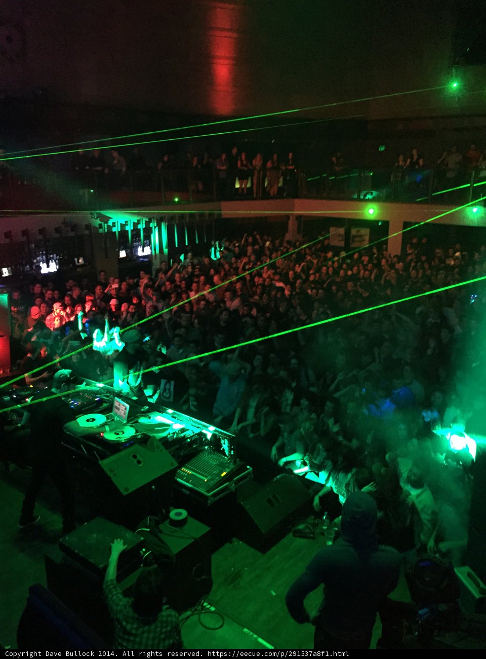 Green Laser Nightclub Concert in LA