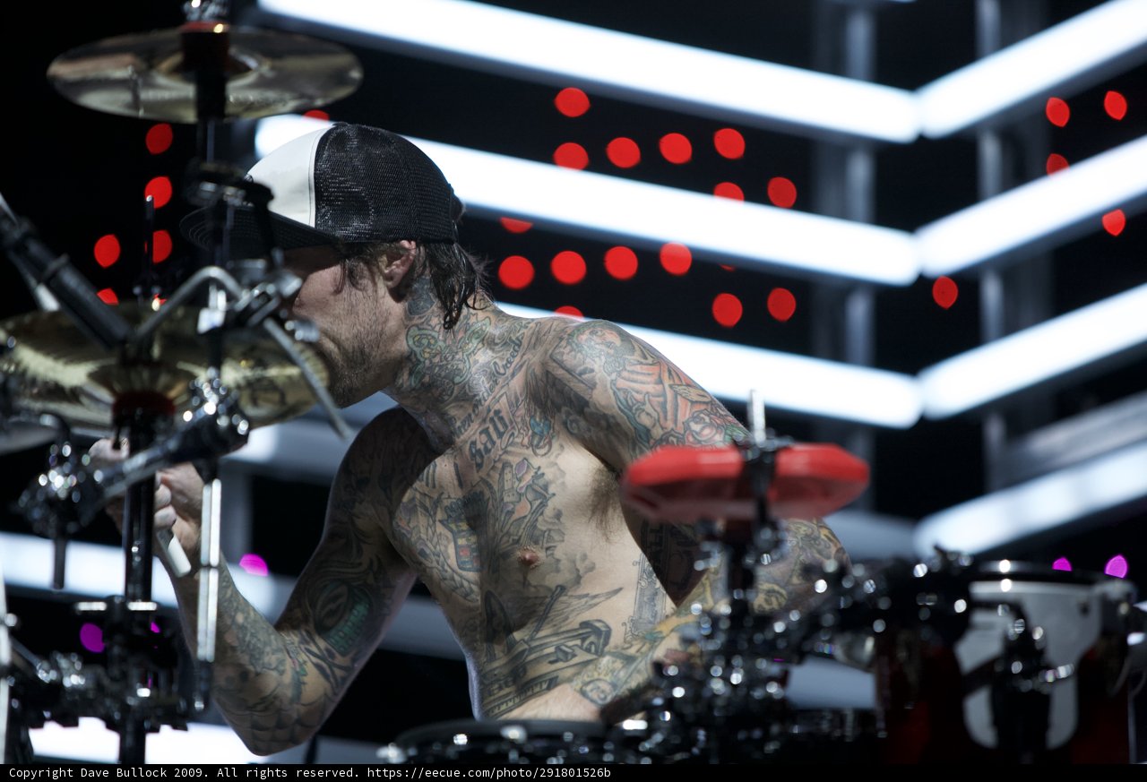 Tattooed Drummer Rocks Coachella