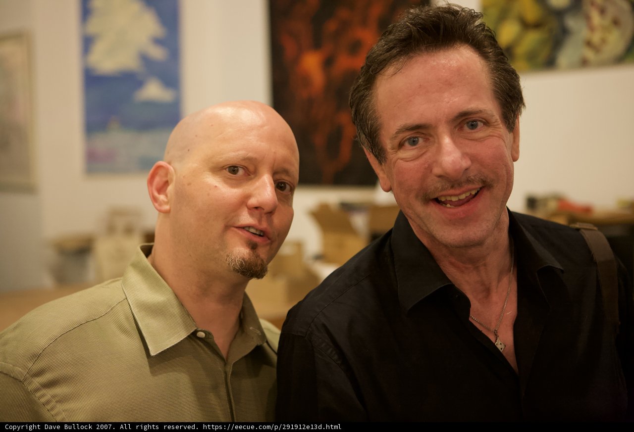 Two Men Posing for Art Walk Portrait