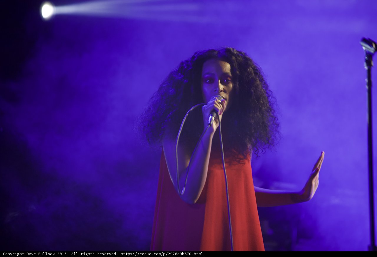 Solange Singing Hand Gesture Expressive Mic Stand Purple