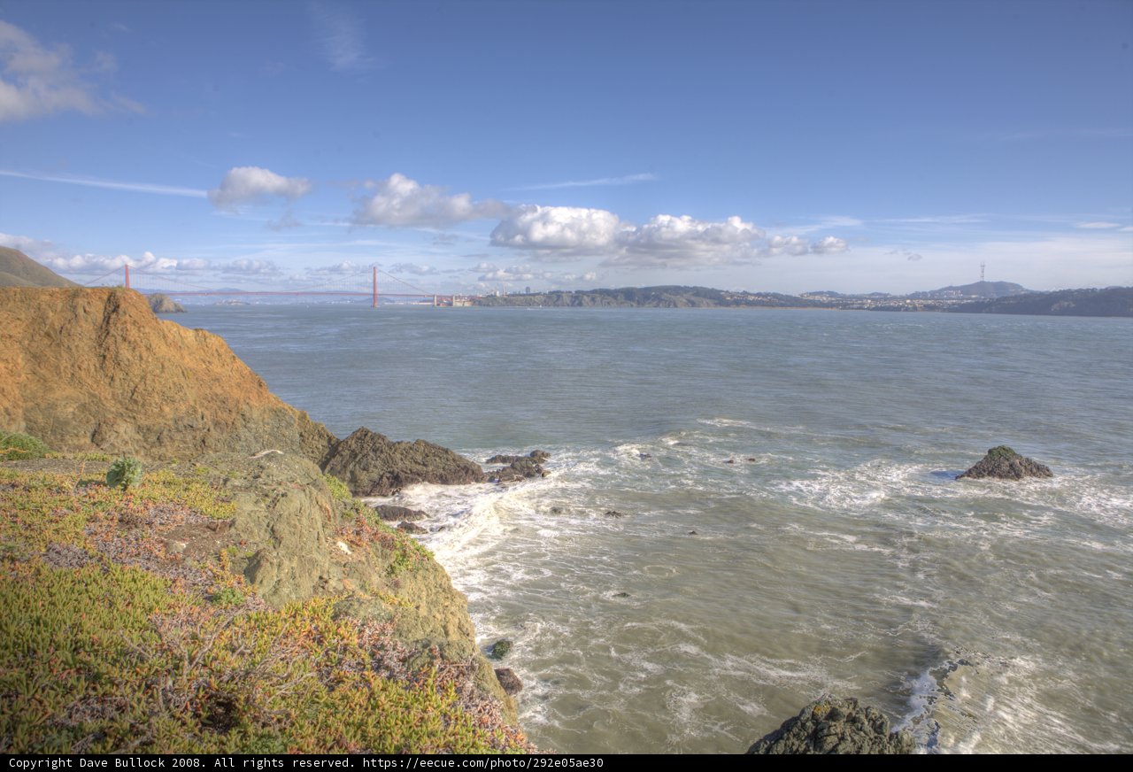Scenic Promontory Overlooking the Ocean