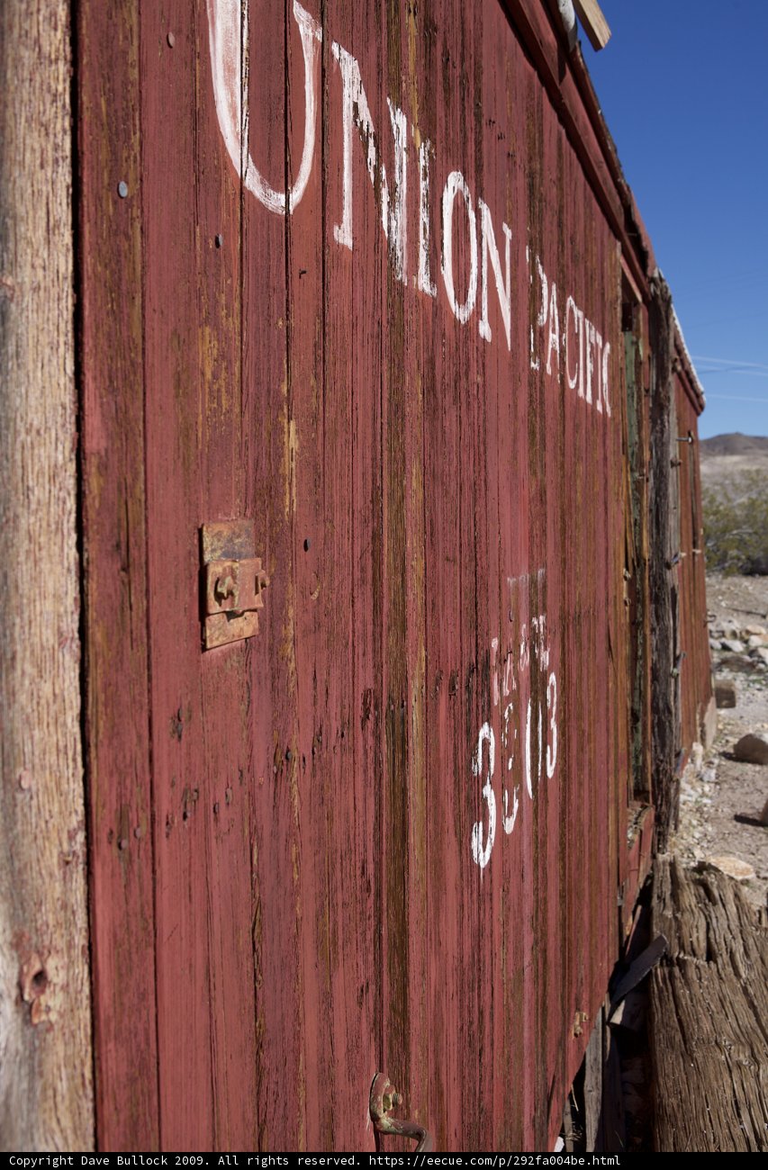 Union Freight Car in Death Valley