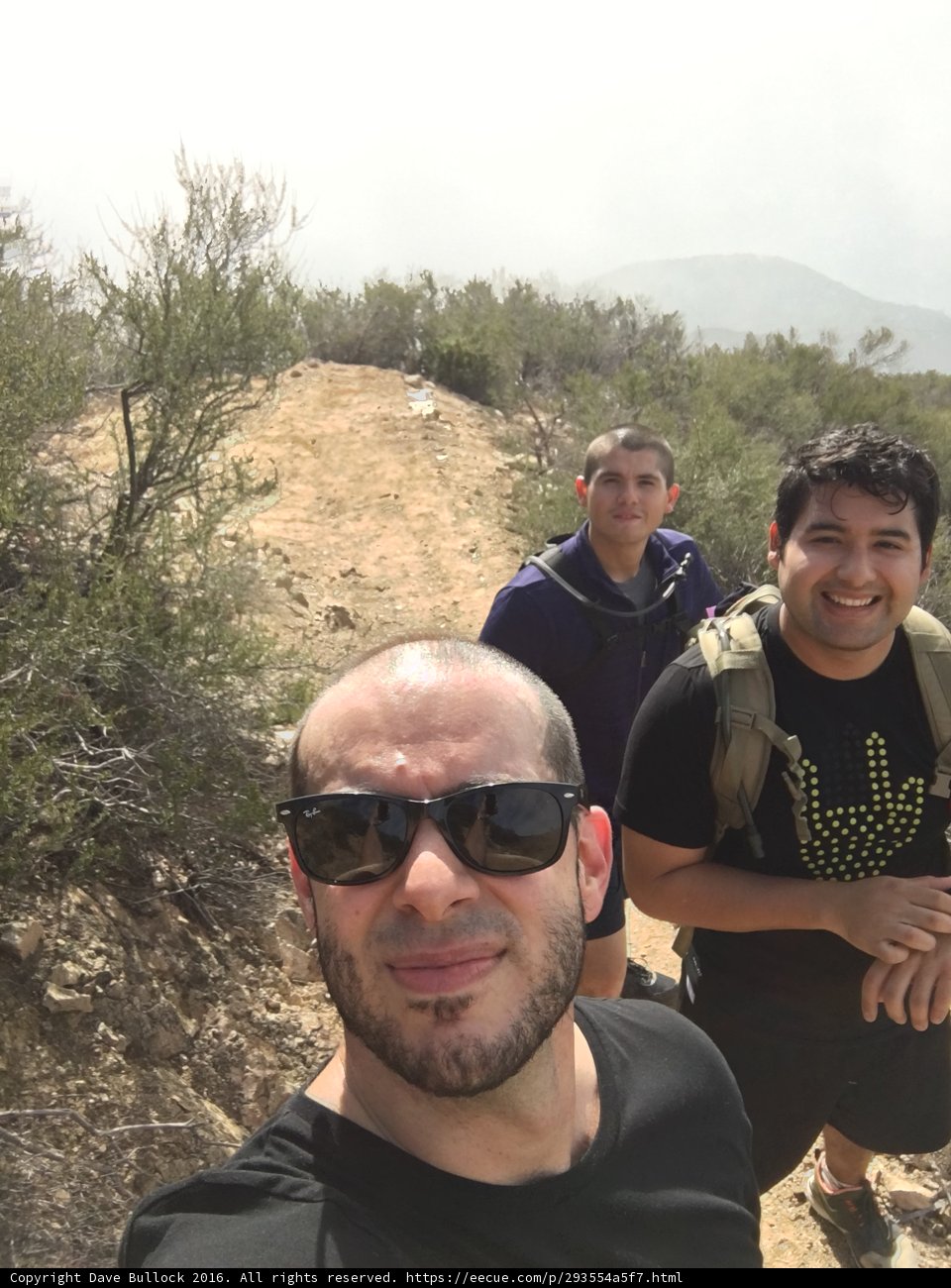Three Adventurers Captured a Perfect Selfie on a Trail