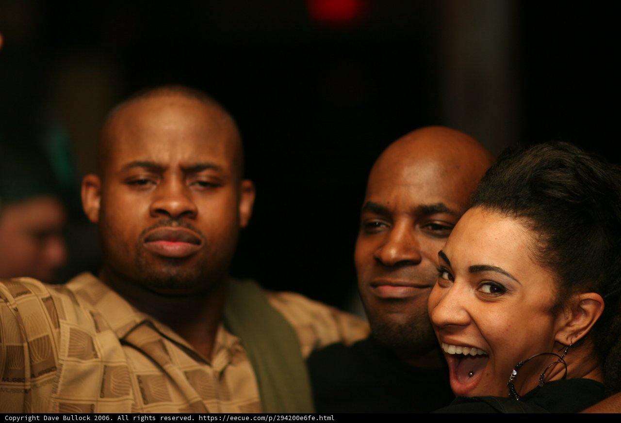 Happy couple with friends