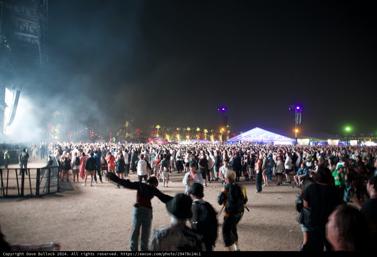 Electric Nights: Coachella 2024's Captivating Crowd