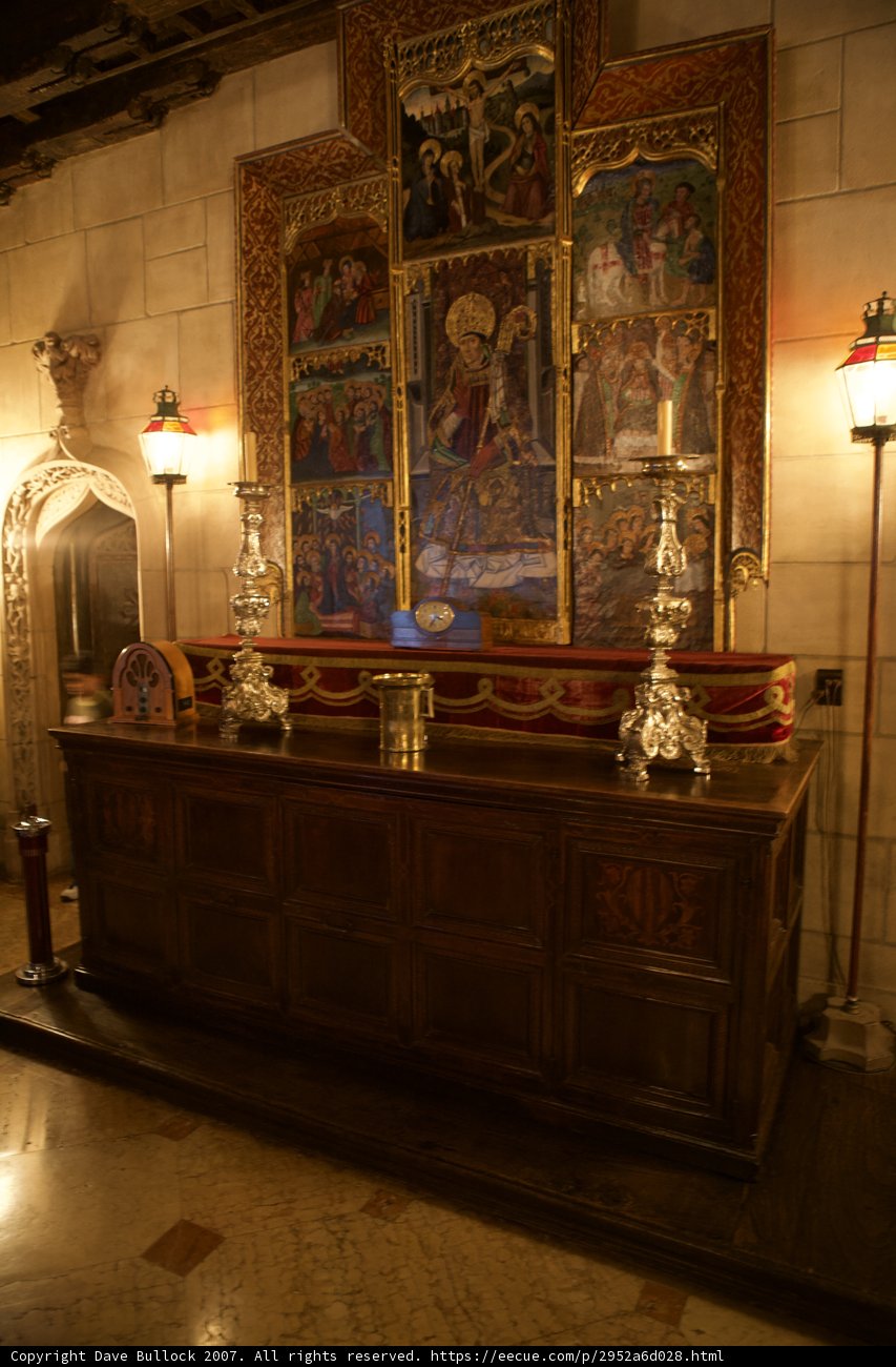 The Grand Altar of Hearst Castle