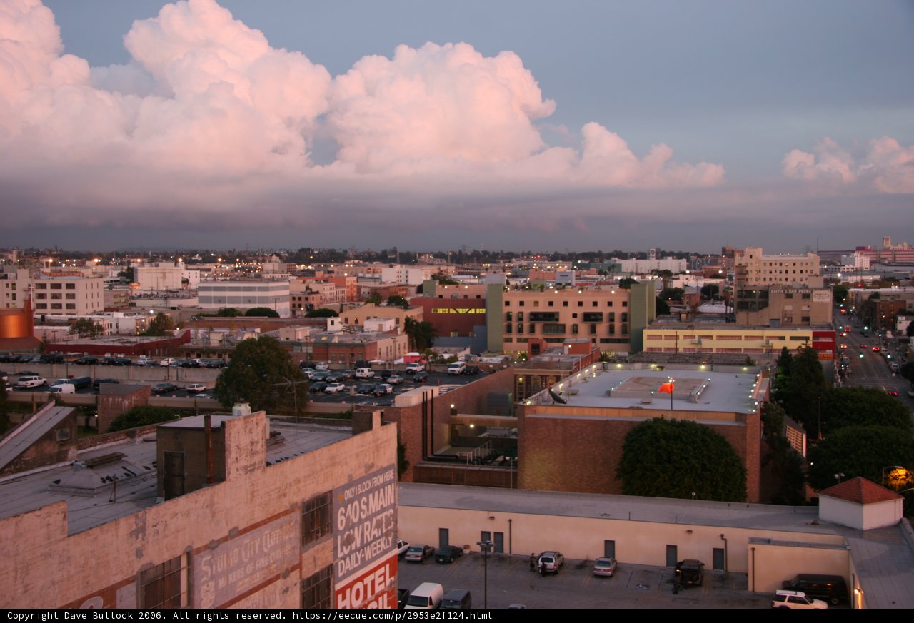 City Scape from a Rooftop Loft