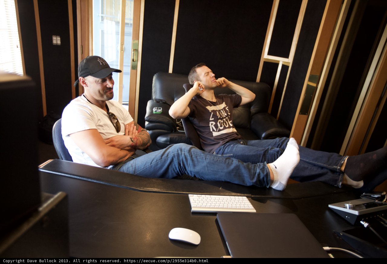 Recording Studio Session with Chris Lake