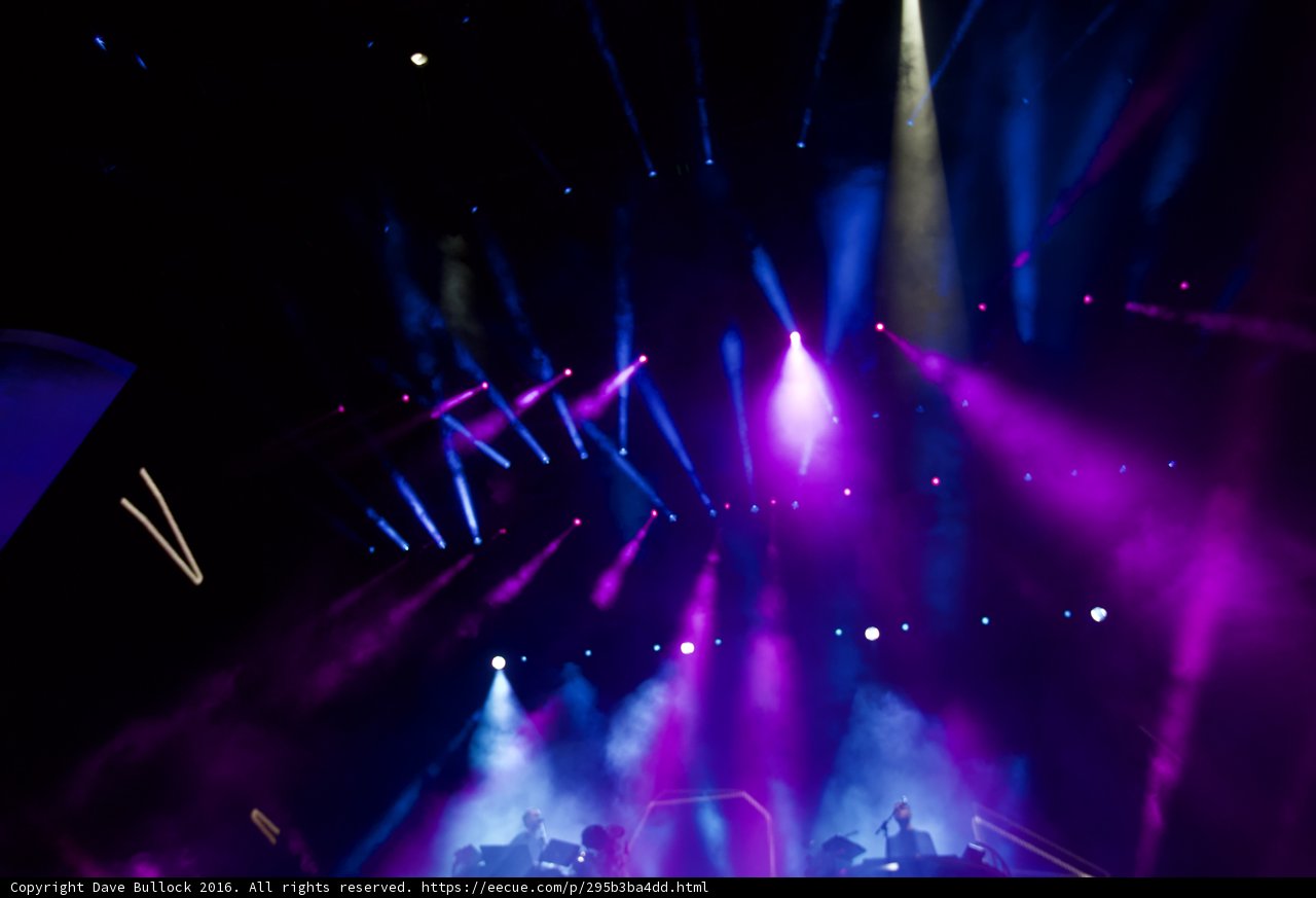 Purple and Blue Concert Lights