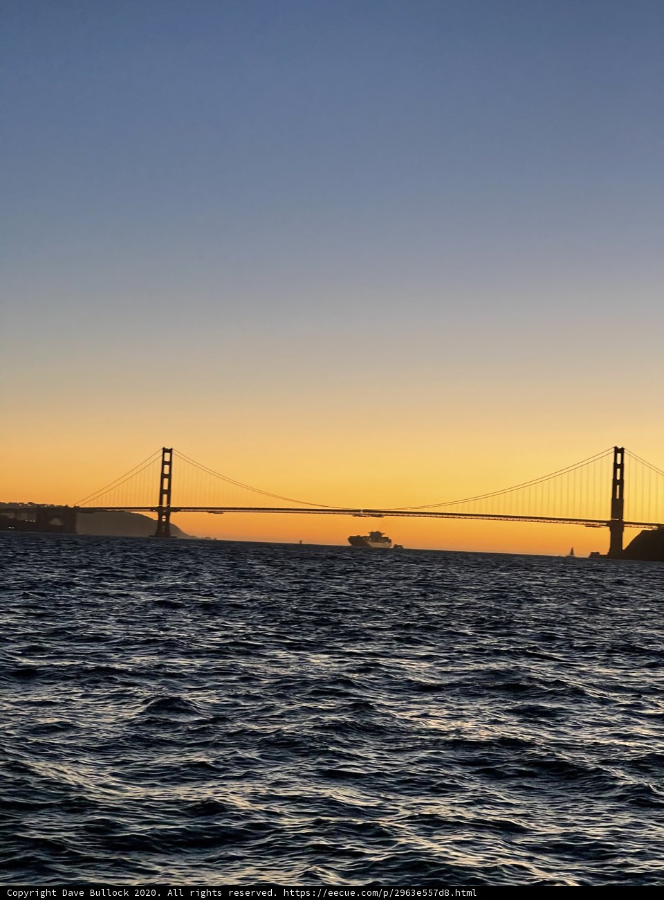Golden Sunset over the Majestic Golden Gate Bridge