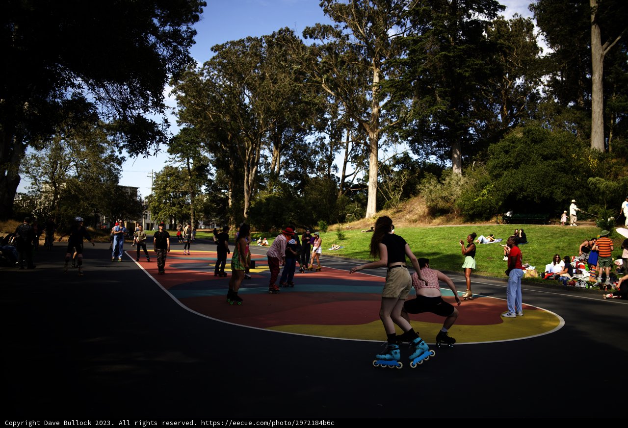 Vibrant Movements at the Multi-Colored Court