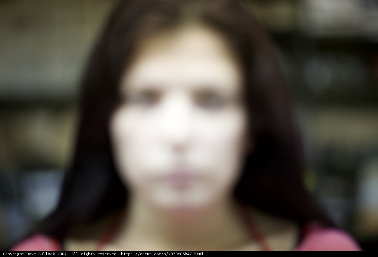 Blurry Portrait of a Lady