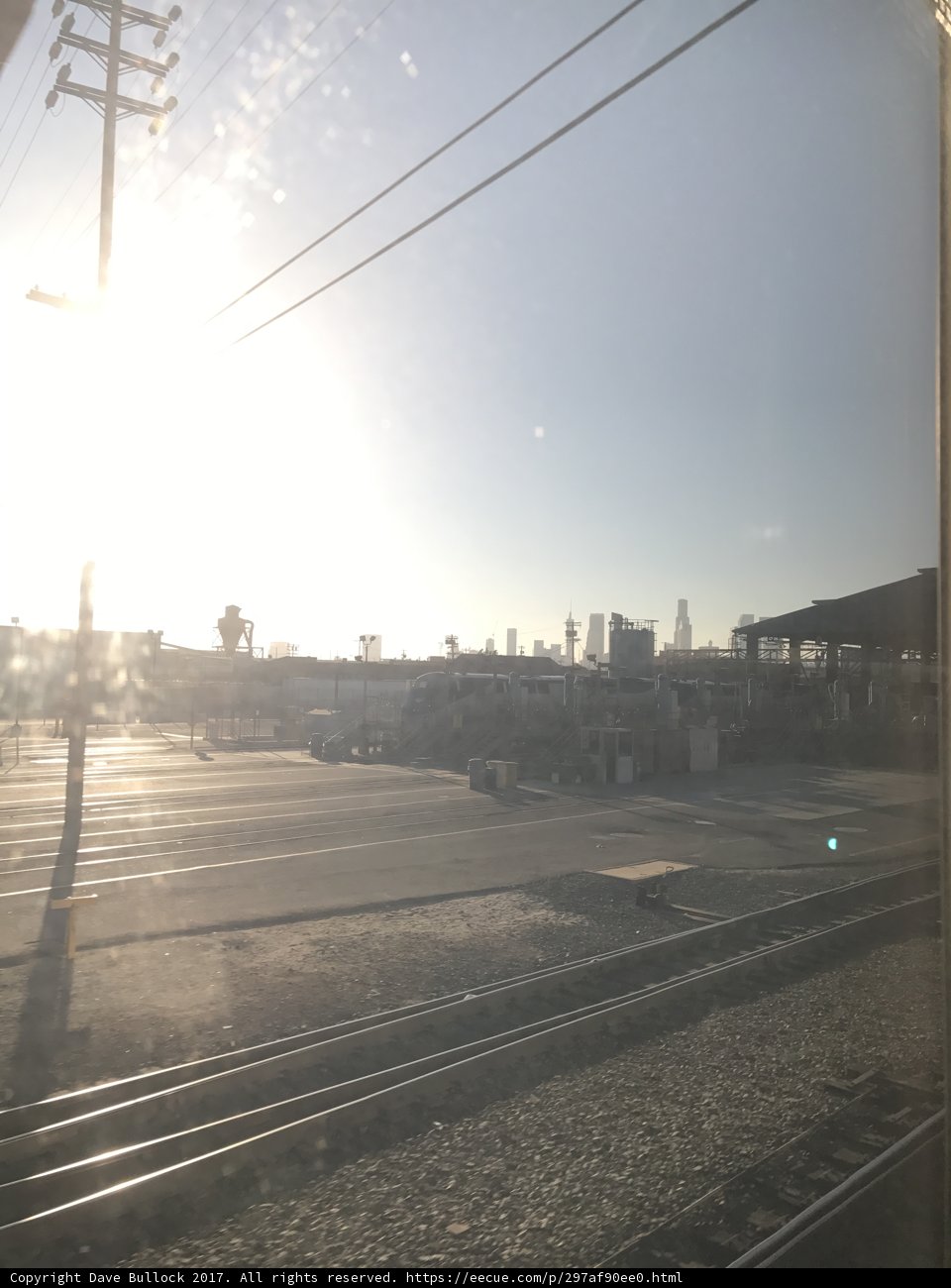Sun Flare on the Tracks