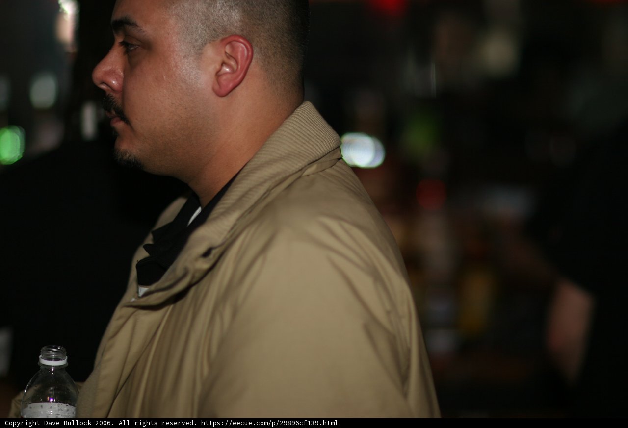 Shaved Head at the Pub