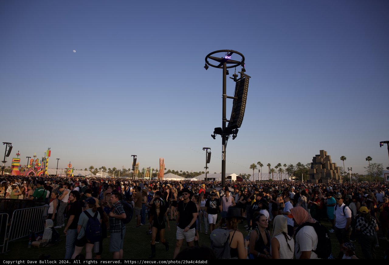 Dusk Descends on Coachella 2024: A Festival of Cultures and Sounds