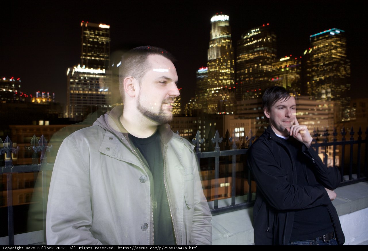 Two Men in Urban Metropolis