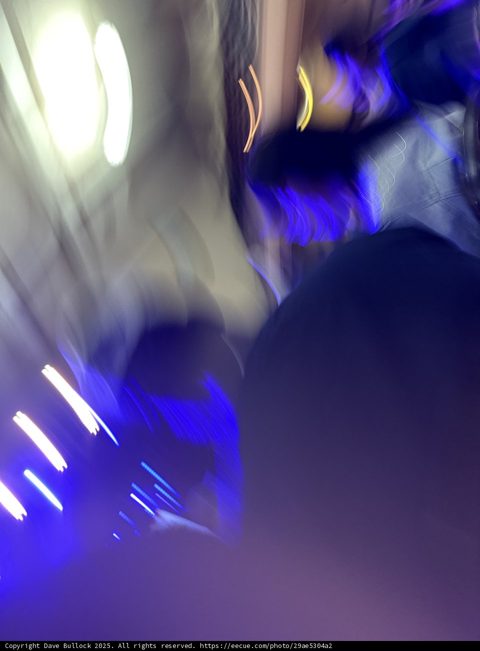 Blurred Lights of the Night