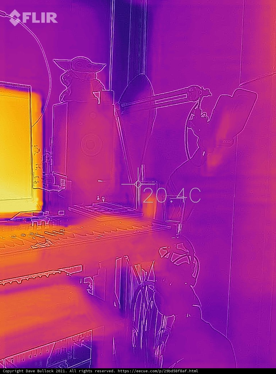 Thermal Vision 3D Printer Workshop Scene