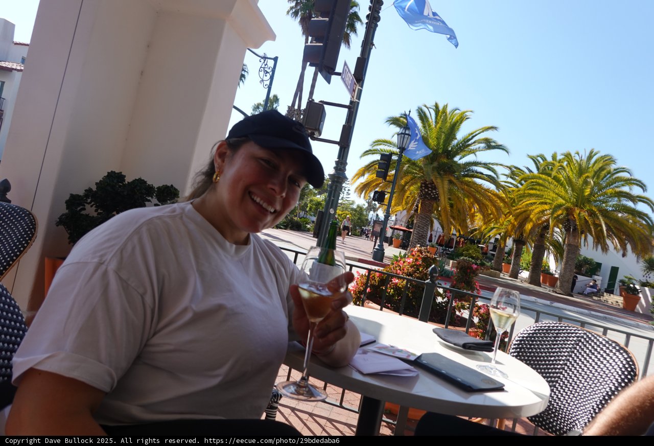 Summer Relaxation at the Palm Café