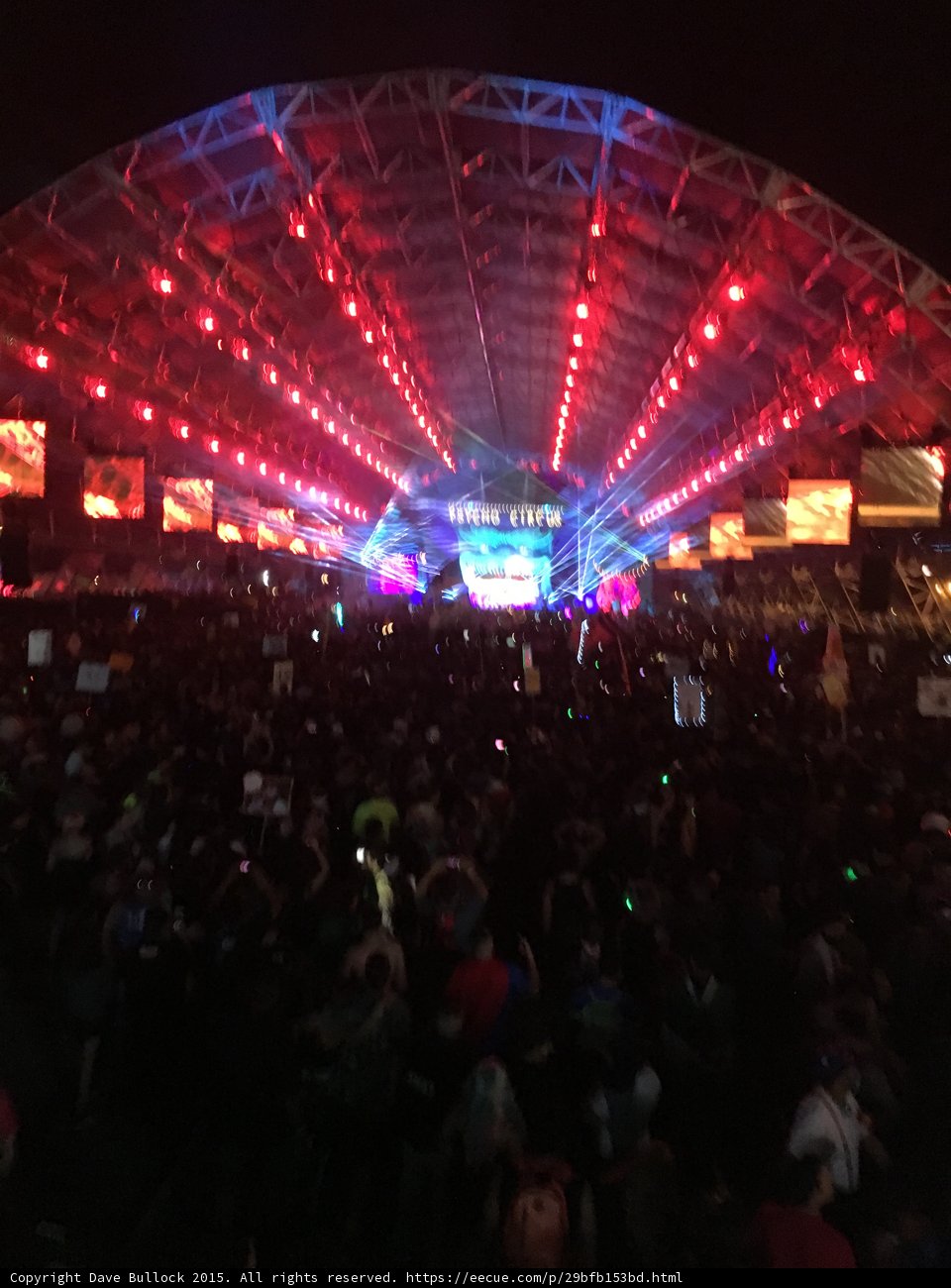 Urban Nightlife at a Concert