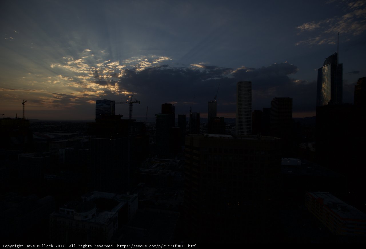 Golden Hour Cityscape