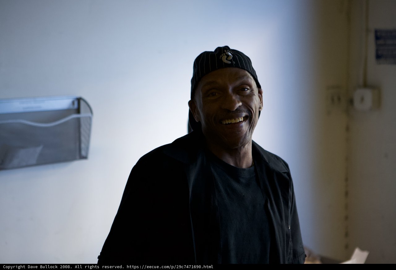 Happy Man in Black Hat