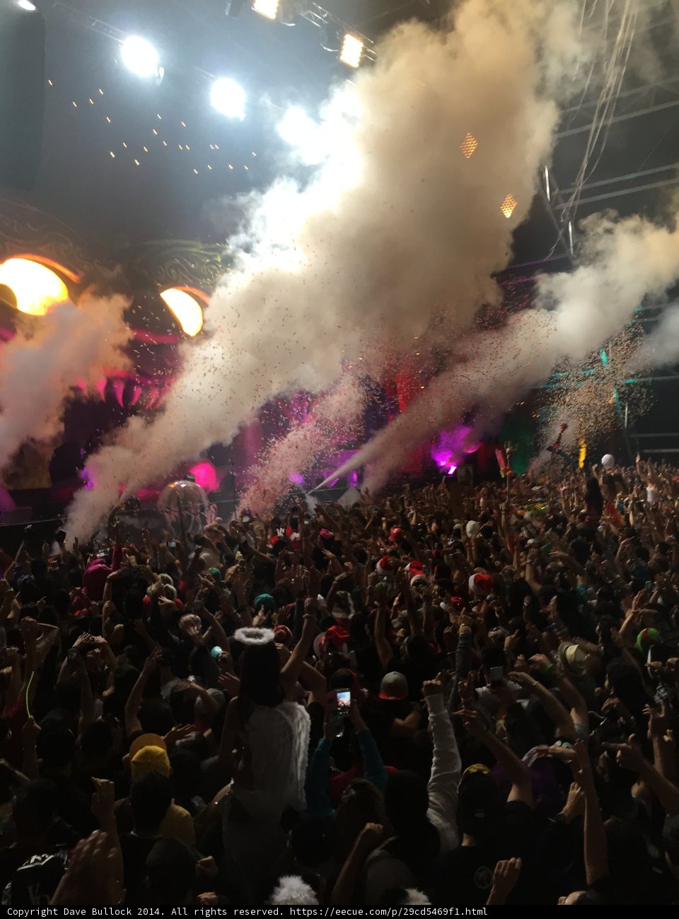 Fire and Fun at a Rock Concert