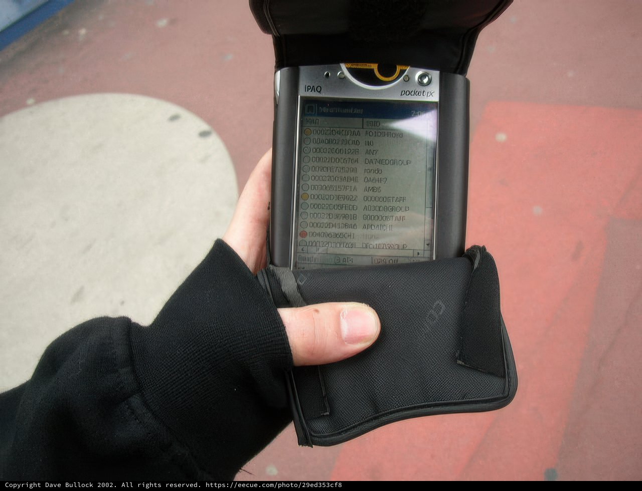 Hand-Held Computer in the Streets of Osaka