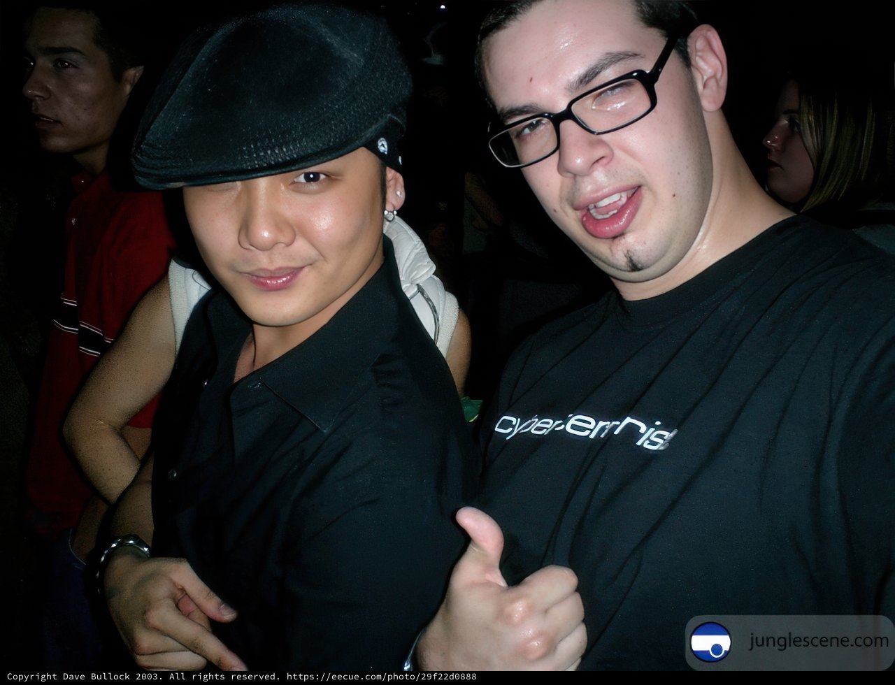Two Men Strike A Pose