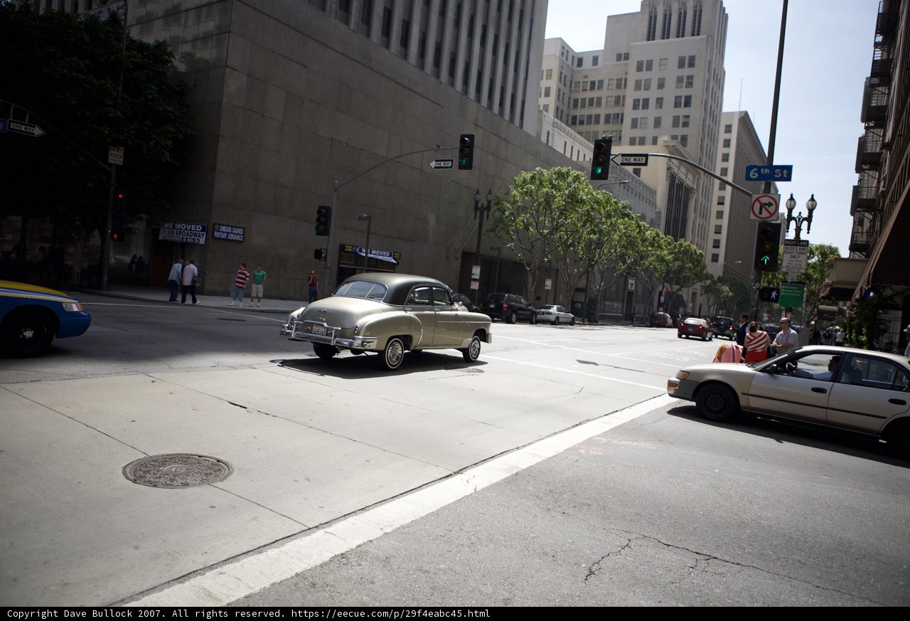 Driving through the City