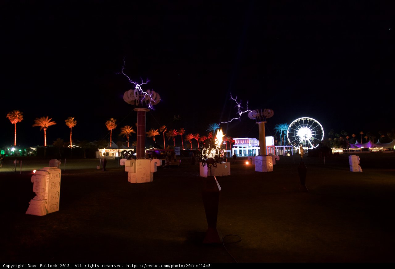 Ferris wheel of lights