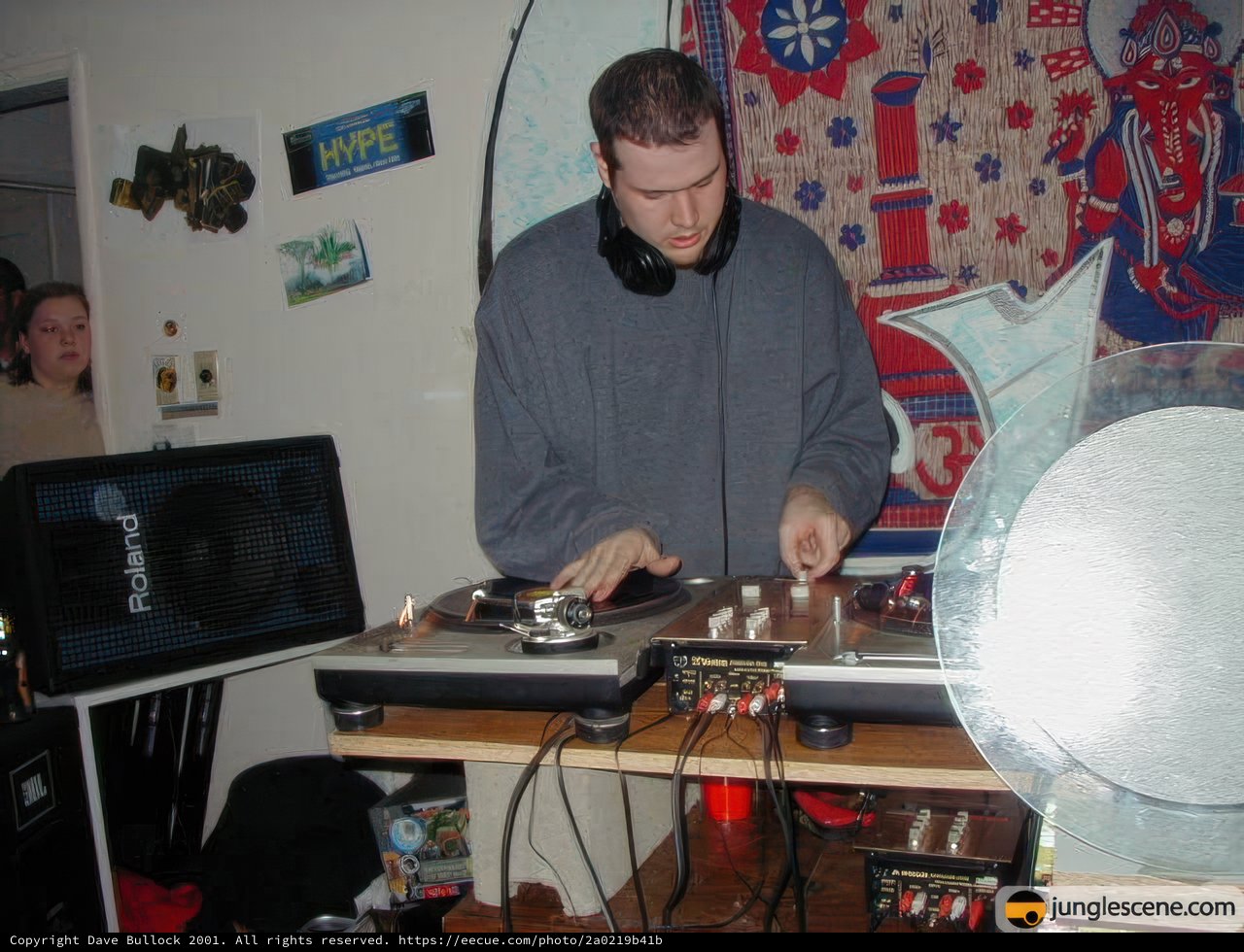 Underground Deejay in Action