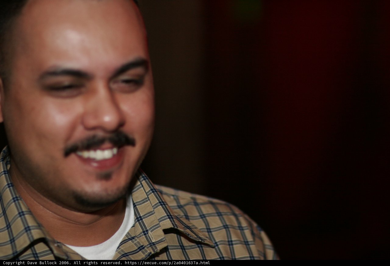 Plaid Shirt Mustache Man