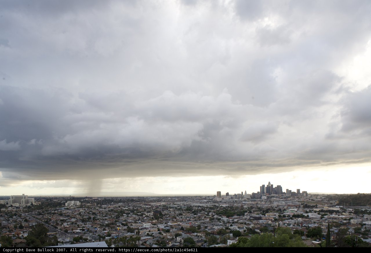 Majestic Cumulus Cloud Over the City