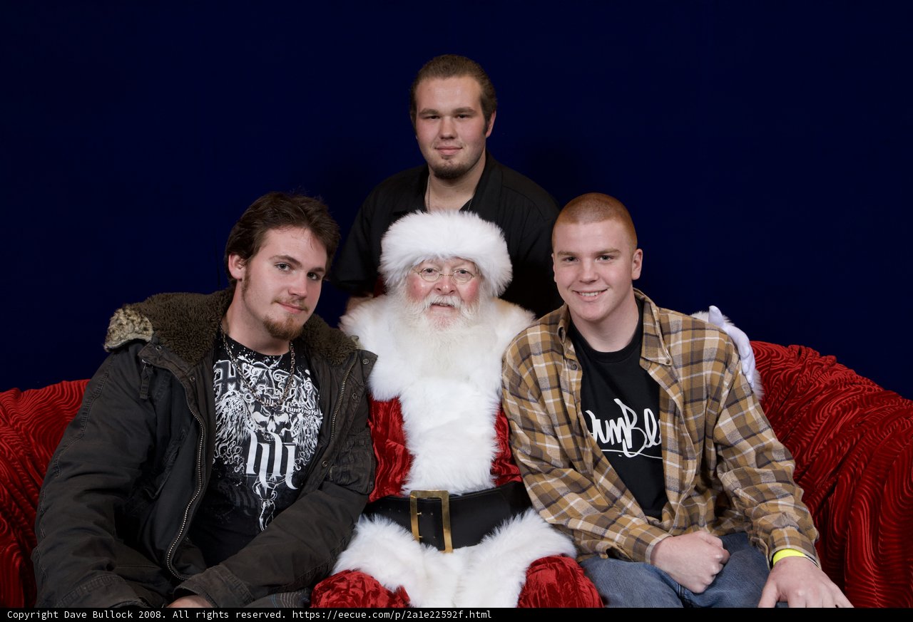 Santa and the Four Fashionable Men