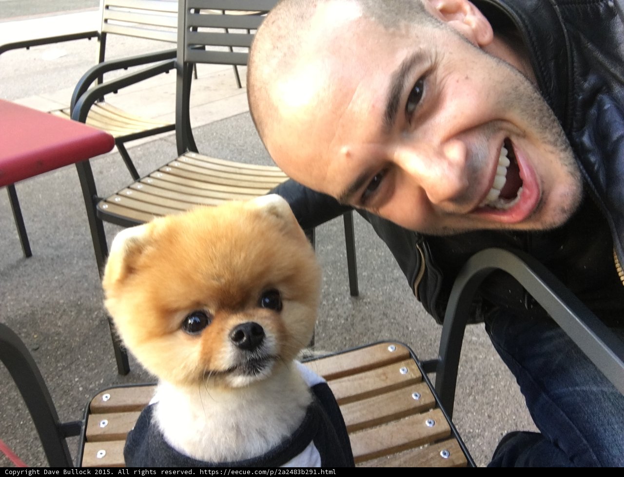 Dave Posing With Jiff