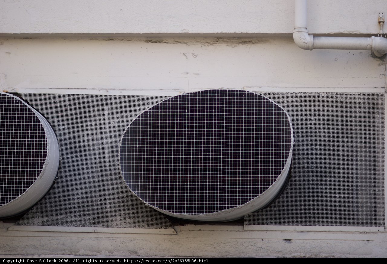 Dual Air Conditioning Units on Wall