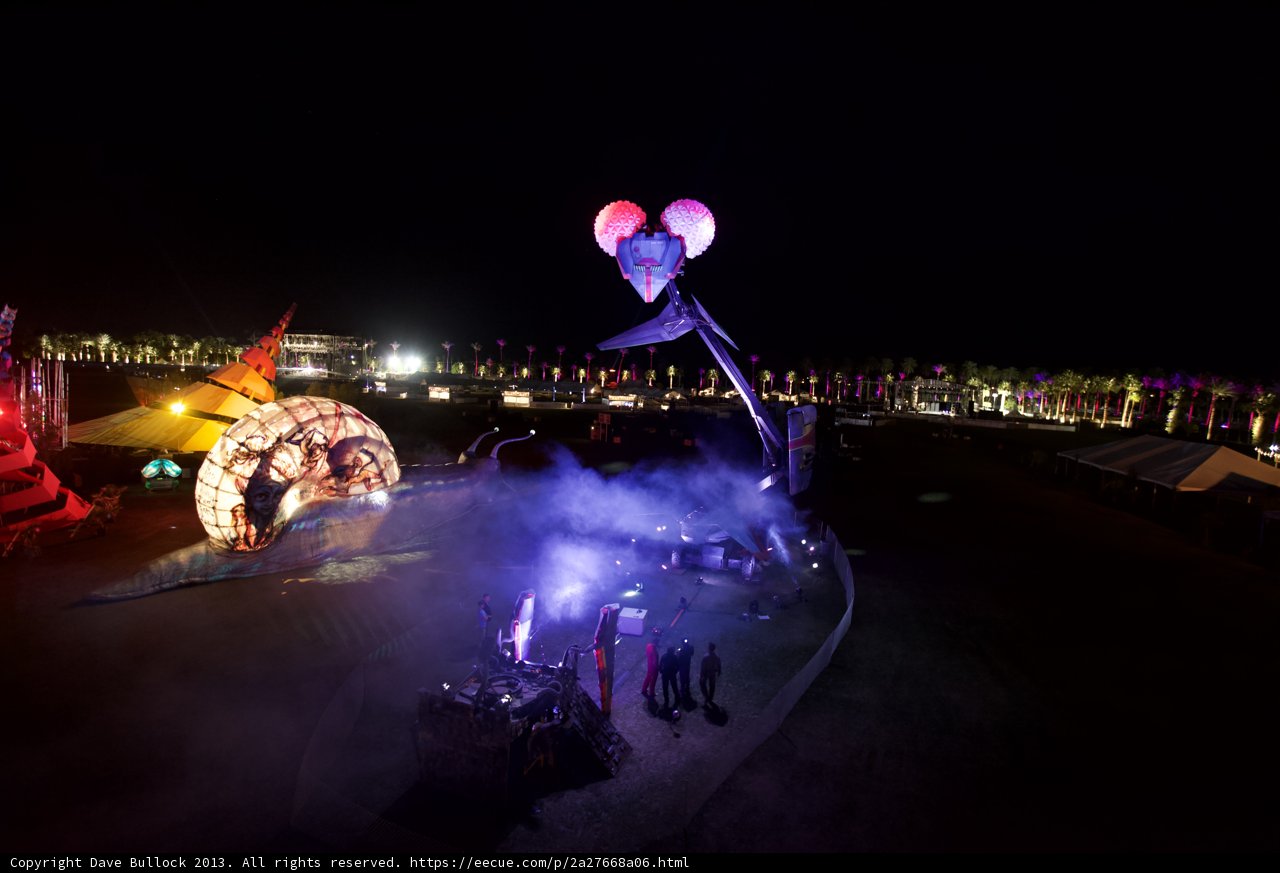 Glowing Balloon Lights Up Night Sky