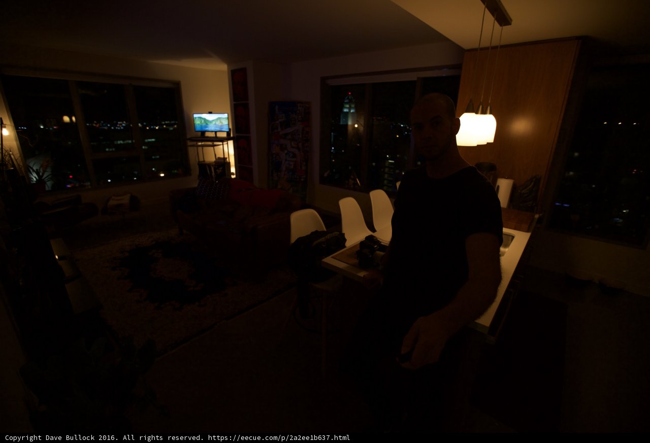 Dark Room City View