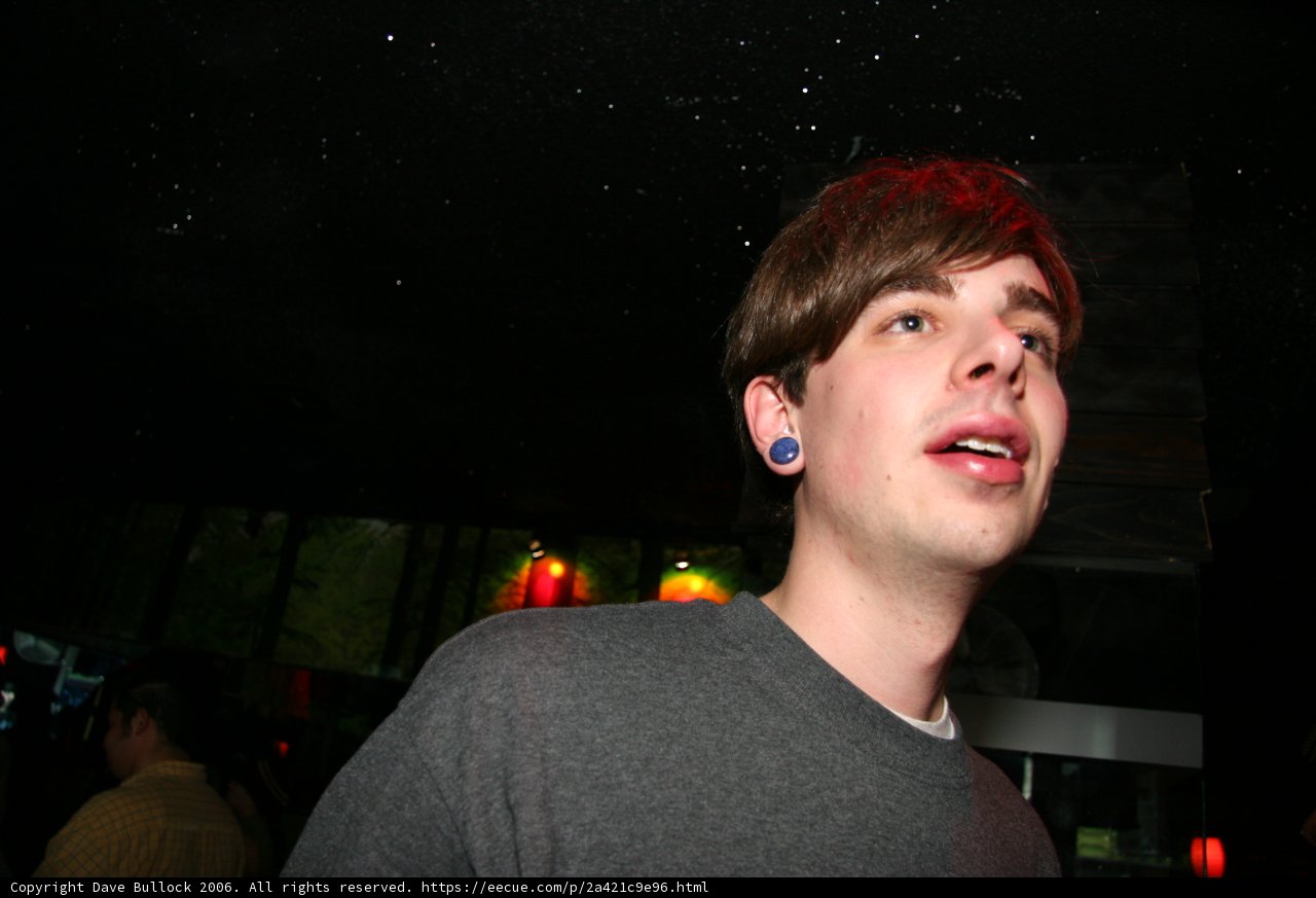 Red-Nosed Man in the Night Sky