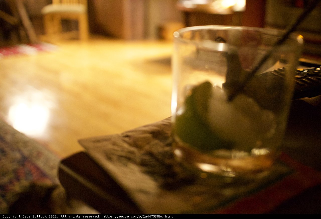 Mojito on the Hardwood Table