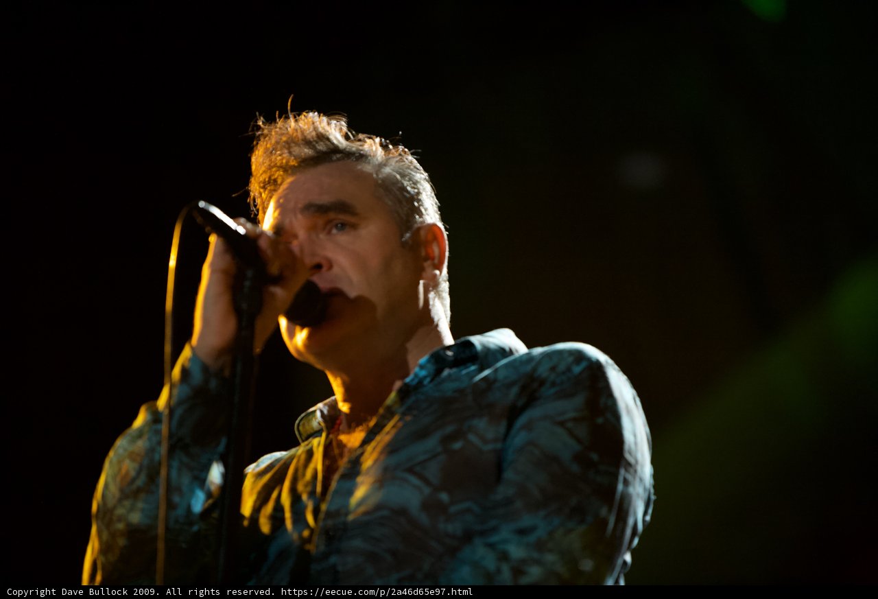 Morrissey Wows the Crowd at Coachella 2009
