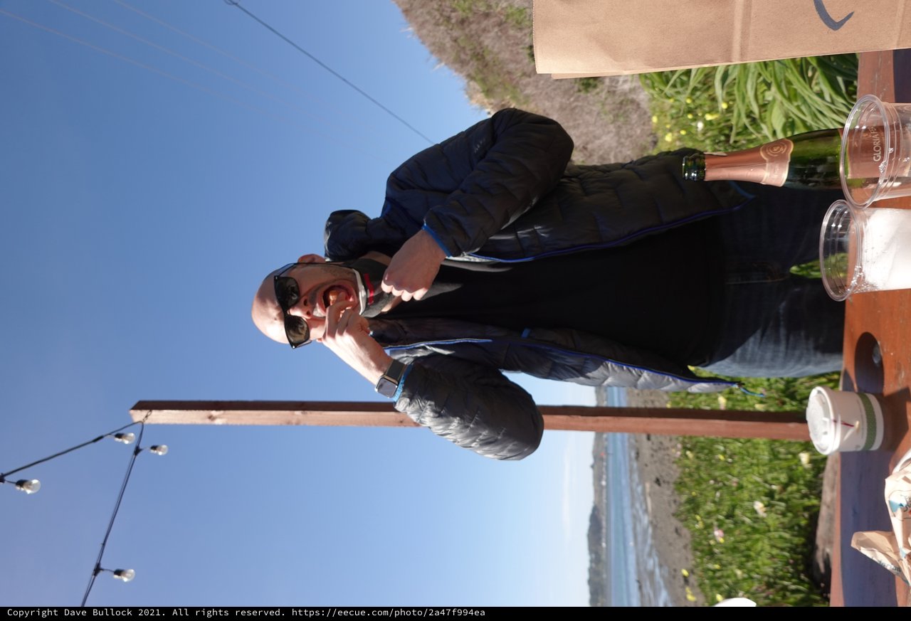 Chef Dave Enjoying Coastal Dining Experience