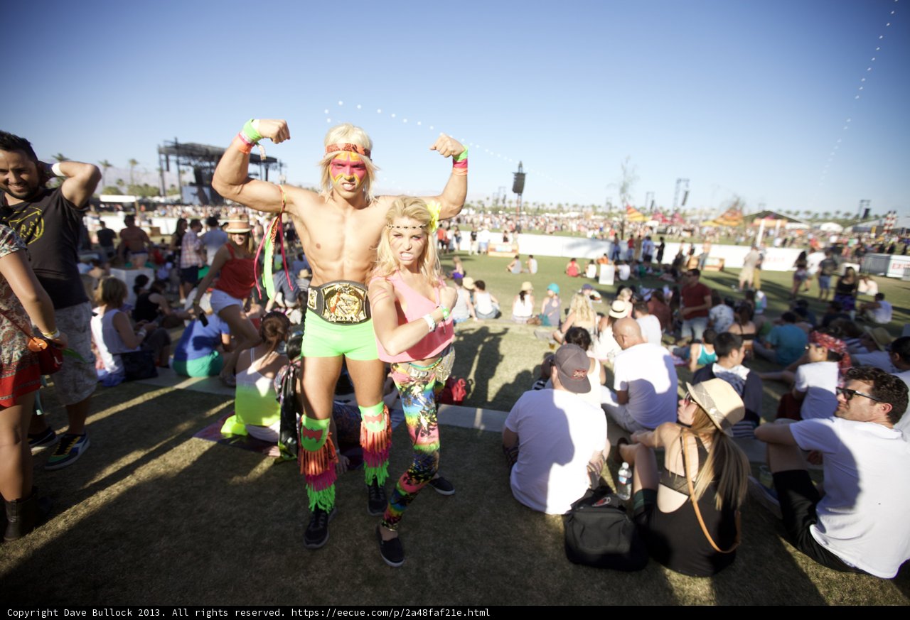 Colorful Costumes at Coachella Festival