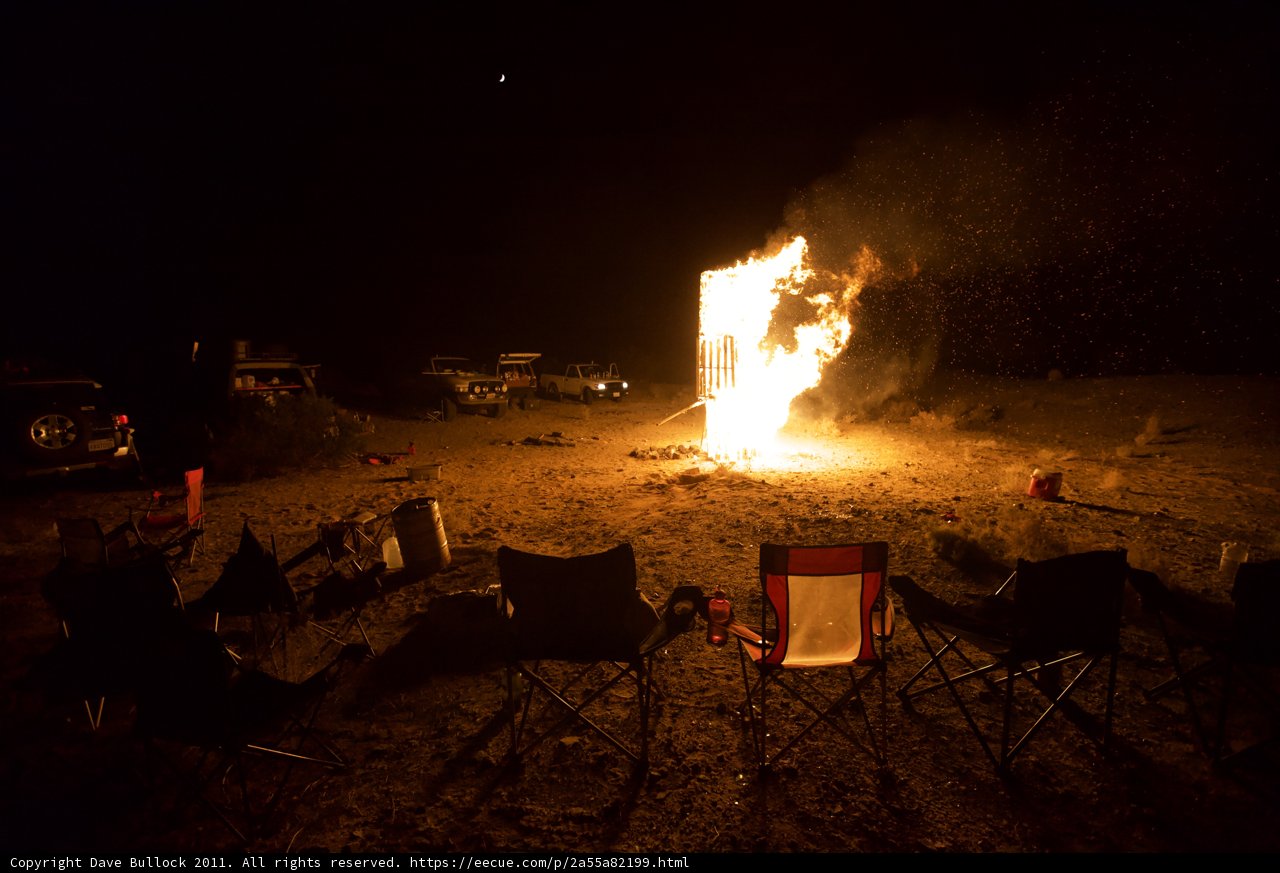 Desert Bonfire Night