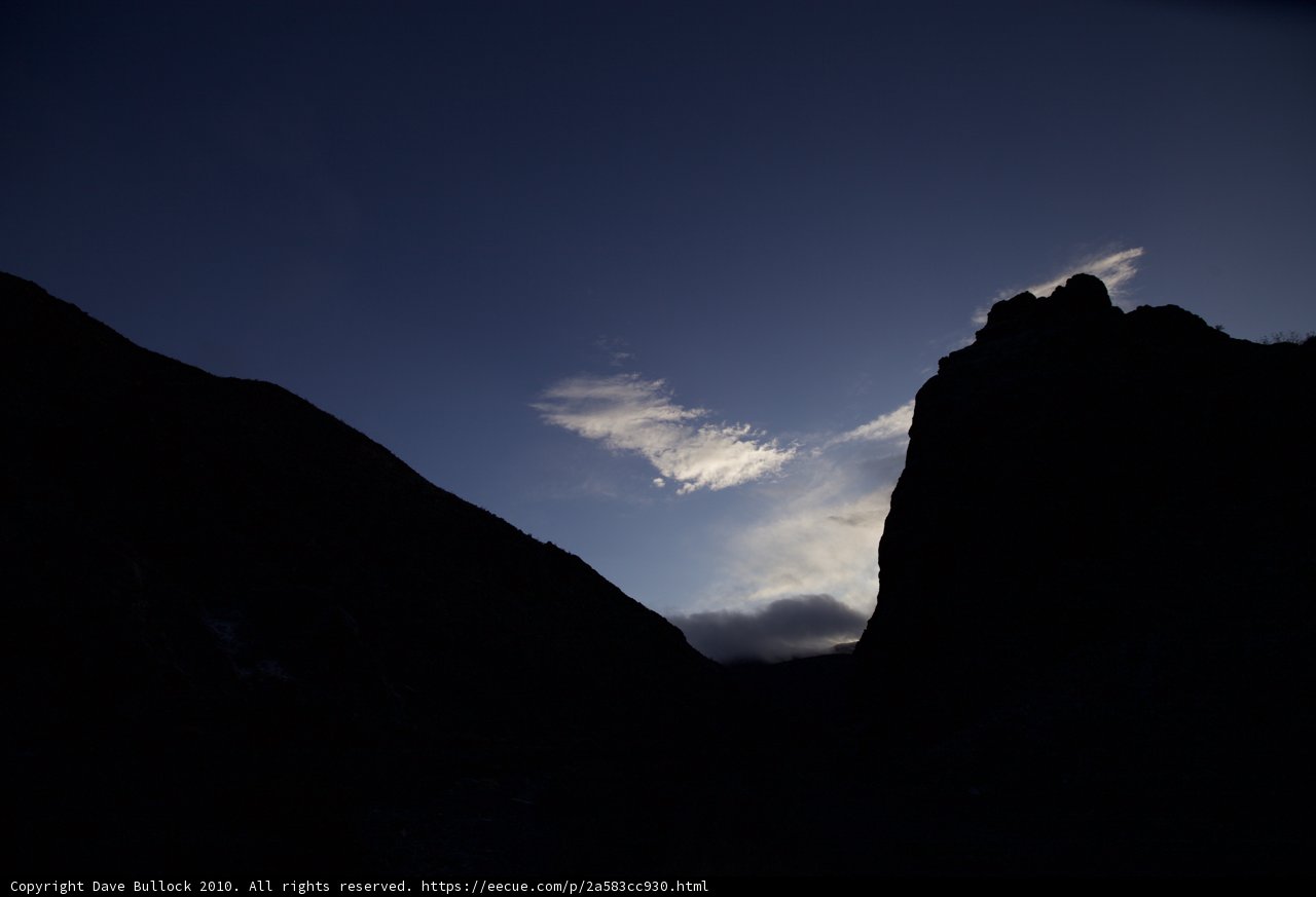 Majestic Mountain Silhouette